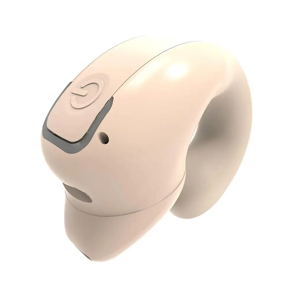 1PC Bone Conduction TWS Headphones Bluetooth Ear Clip Lightweight Business Sports Game Headset with Mic Noise Reduction Tool