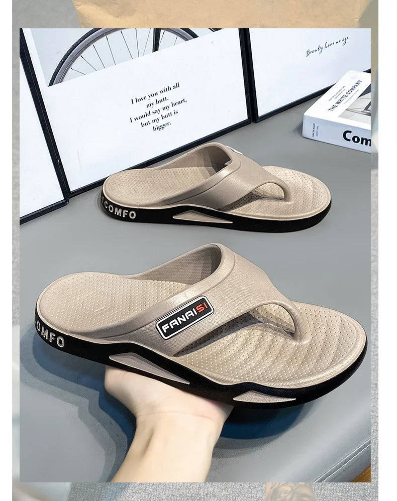 Chanclas de verano para hombre, sandalias deportivas de playa, calzado informal para hombre, estilo casual, moderno y cómodo para estar en casa.