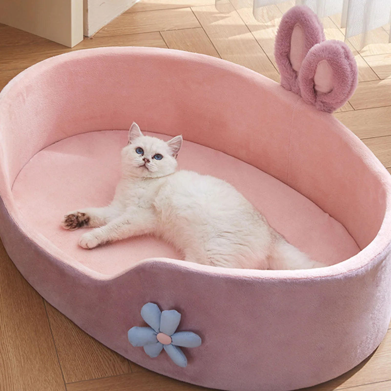 Cama desmontable para mascotas Cama para mascotas desmontable y lavable Cama para perros Cama suave, cómoda y cálida para gatos para las cuatro estaciones Cama suave para mascotas