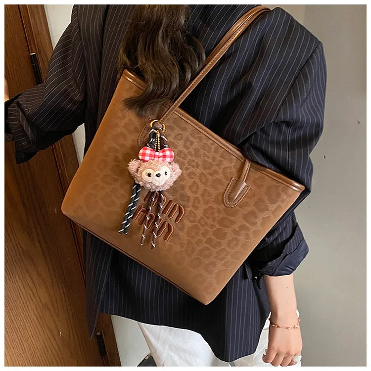 Bolso de mano nuevo para mujer 2025, bolso de hombro de gran capacidad, bolso tote, bolso para ir al trabajo, bolso de mano bajo el brazo, moderno