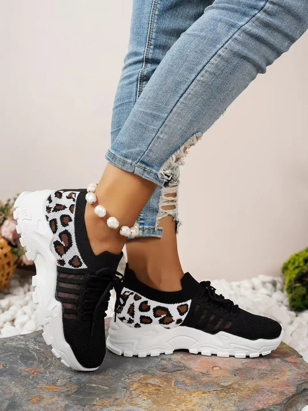 Zapatillas casuales para mujer 2025 Ligeras y transpirables Zapatillas casuales para mujer Zapatillas gruesas para mujer Tenis Feminino Basket Femme