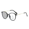 Gafas de lectura fotocromáticas inteligentes unisex redondas progresivas multifocales para presbicia, con acabado para visión de cerca y de lejos, bifocales