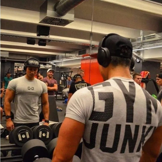 Camiseta de moda para hombre, tops para hombre, ropa de verano para fitness