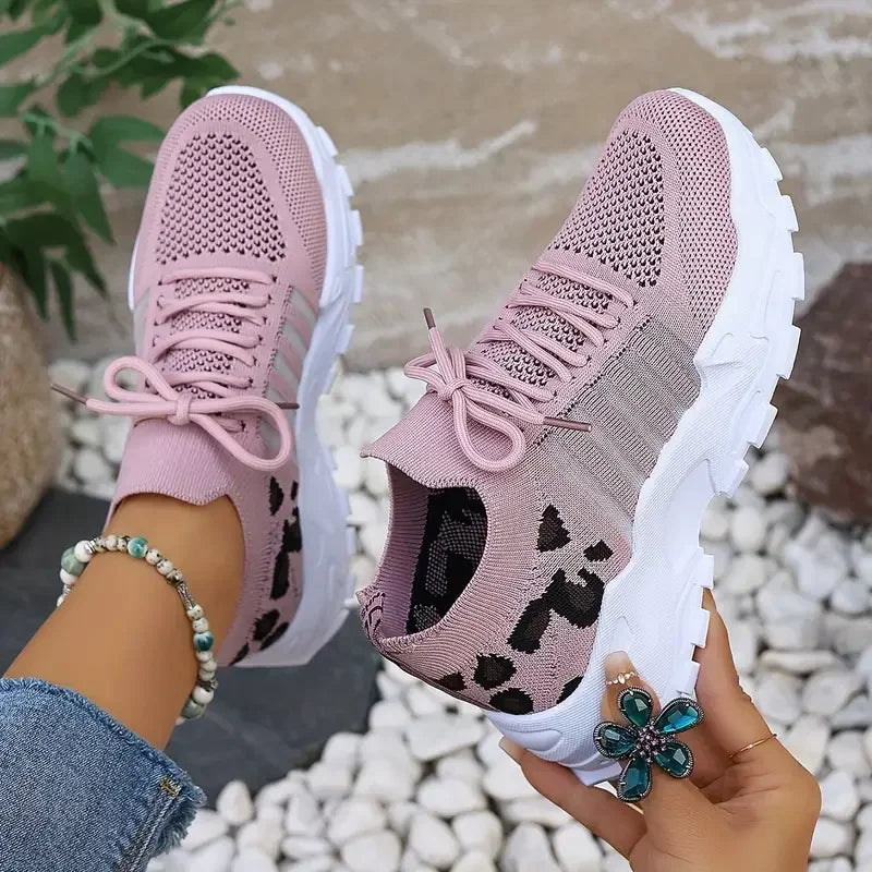 Zapatillas casuales para mujer 2025 Ligeras y transpirables Zapatillas casuales para mujer Zapatillas gruesas para mujer Tenis Feminino Basket Femme