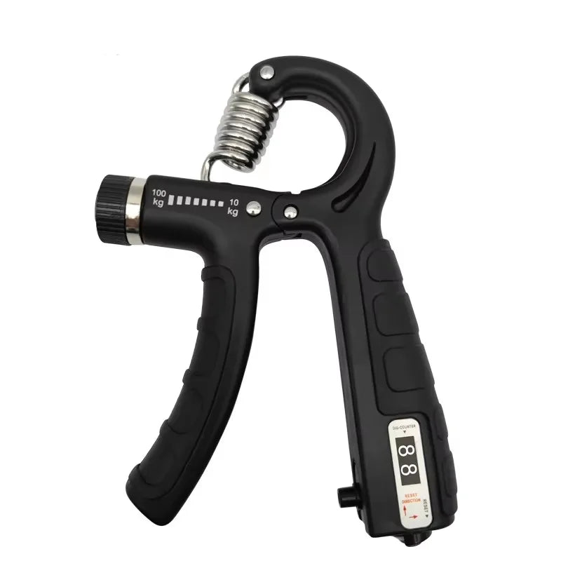 Fortalecedor de agarre manual ajustable de 10 a 100 kg, entrenador de agarre manual con contrapeso, ejercitador de muñeca, antebrazo y mano para el desarrollo muscular.