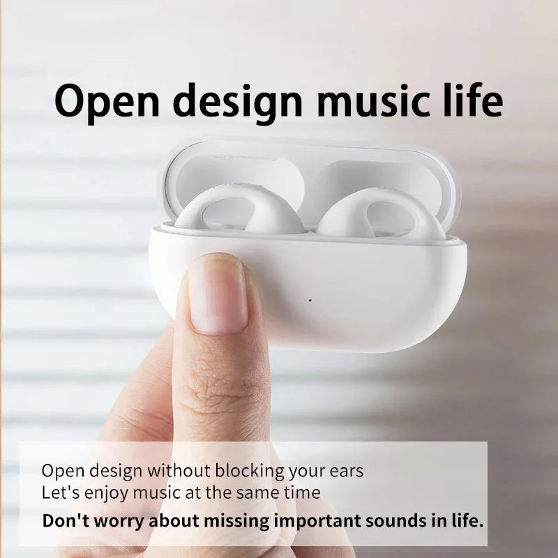 Auriculares de Conducción Ósea BMAD con Pantalla de Carga