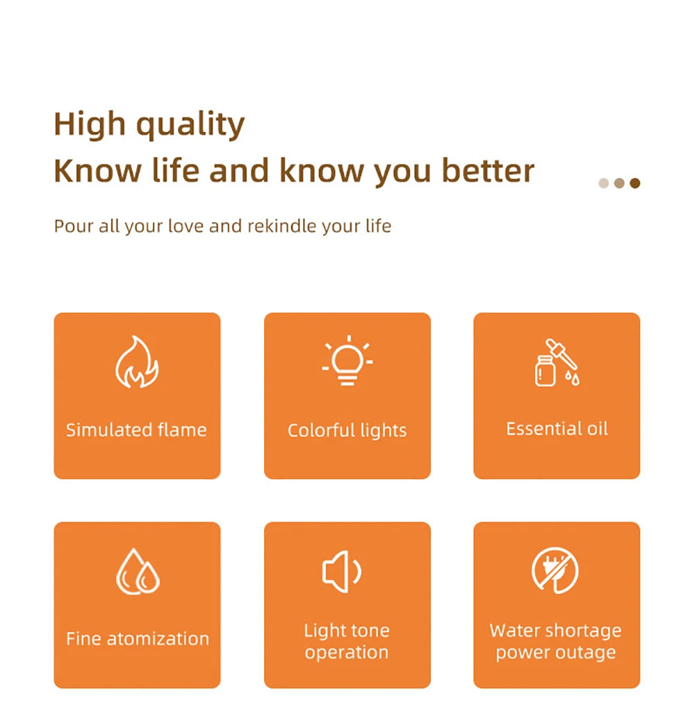 Humidificador de aire con difusor de aceites esenciales