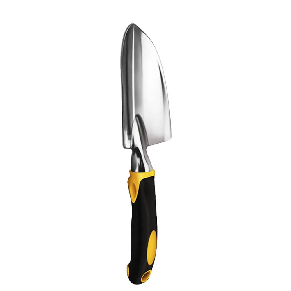 Paleta de mano, rastrillo, cultivador, herramientas para desherbar con mango ergonómico, herramienta para jardinería, césped, terrenos agrícolas, trasplantes y bonsáis.