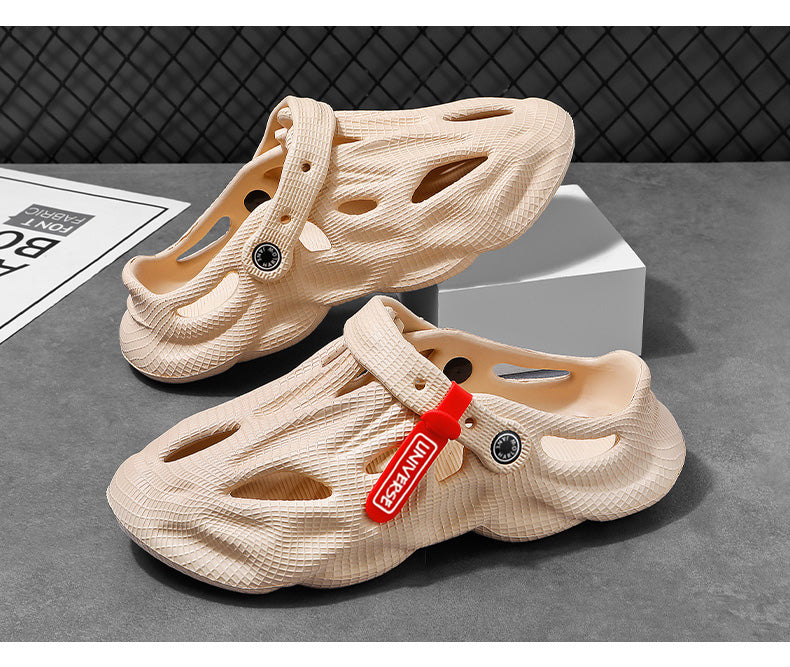 Pantuflas de verano para hombre, cómodas sandalias de plataforma para exteriores 2023, chanclas de playa, sandalias para hombre para interiores, calzado para el baño.