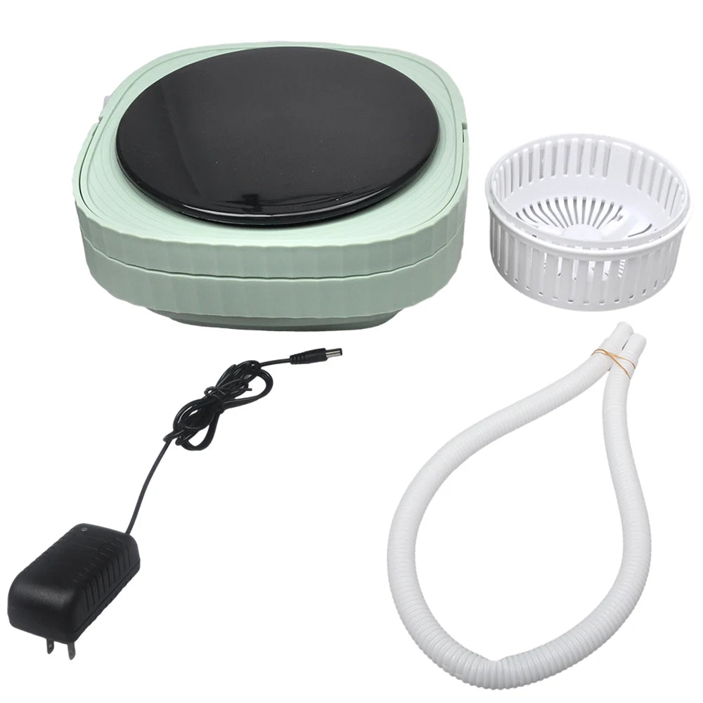 Lavadora portátil plegable de 6L y 11L con centrifugadora para ropa, ropa interior y calcetines, ultrasónica, para viajes y hogar. Mini lavadora de 110V y 220V.