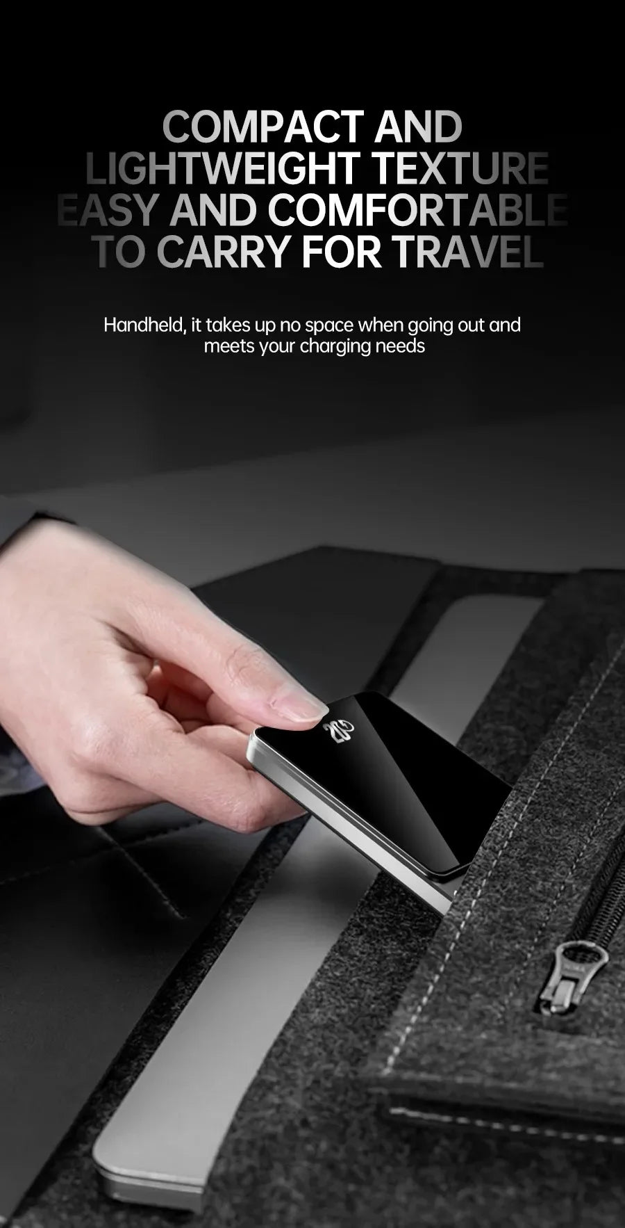 Batería externa de 5000 mAh y 10000 mAh con certificación CCC, estándar chino, con soporte, compatible con MagSafe, carga rápida inalámbrica magnética de 20 W.