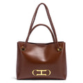 Bolso de mano para mujer, nuevo modelo otoño 2025, bolso tote minimalista negro, bolso de doble uso para ir al trabajo.