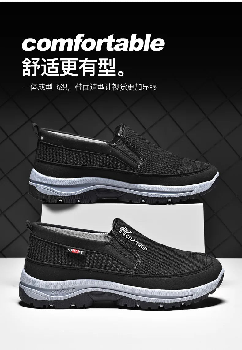 Zapatillas tipo mocasín para hombre, de malla transpirable, estilo casual, con suela suave, color liso, cómodas, ideales para el agua o para conducir.
