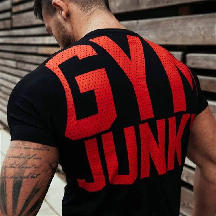 Camiseta de moda para hombre, tops para hombre, ropa de verano para fitness
