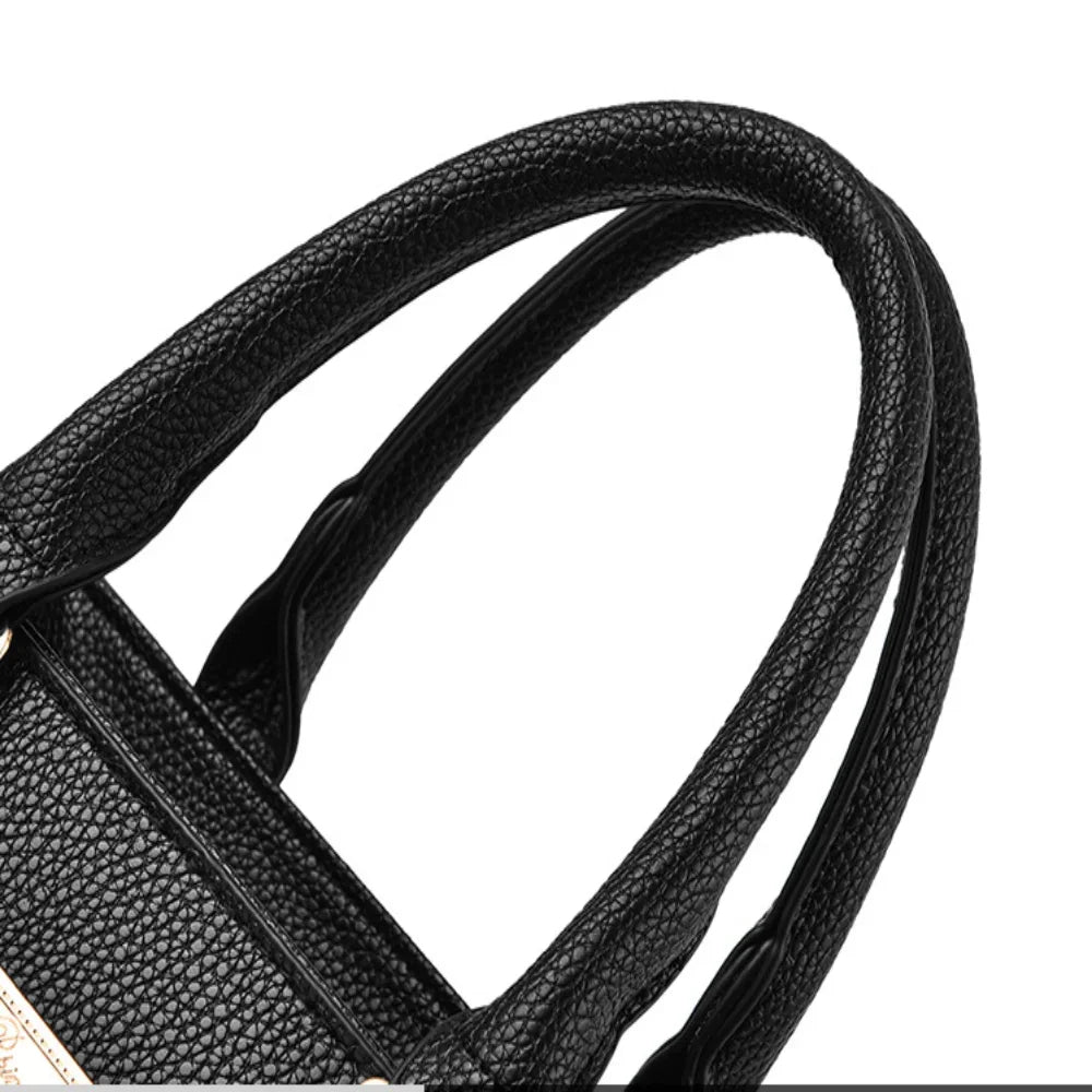 Bolsos de mano de gran capacidad, bolsos de mujer, bolsos de hombro para mujer, bolso bandolera informal de cuero