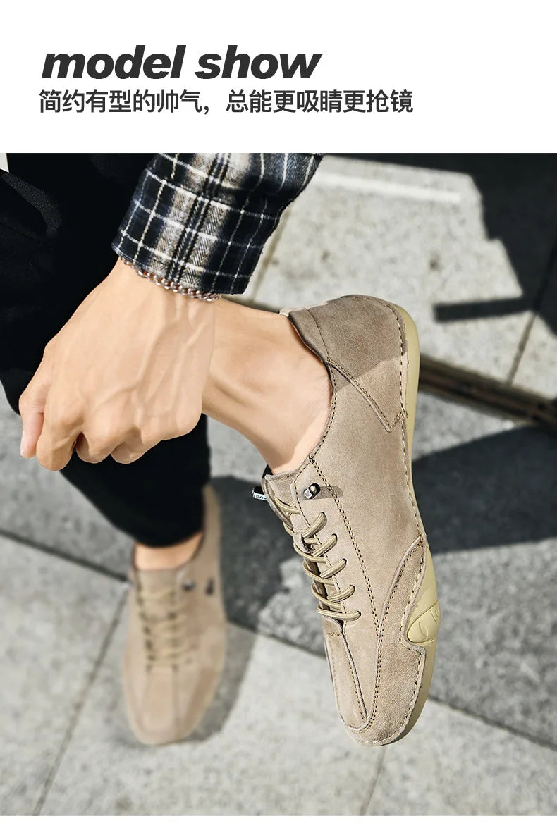 Zapatillas casuales para hombre 2023, nuevos botines con cordones, zapatos de moda para hombre, mocasines de alta calidad, zapatos casuales de lujo para hombre.