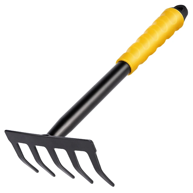 Juego de herramientas multifuncionales para jardín: pala de mano, azada, rastrillo, paleta. Herramientas de jardinería para el hogar, ideales para el trasplante de flores y suculentas.