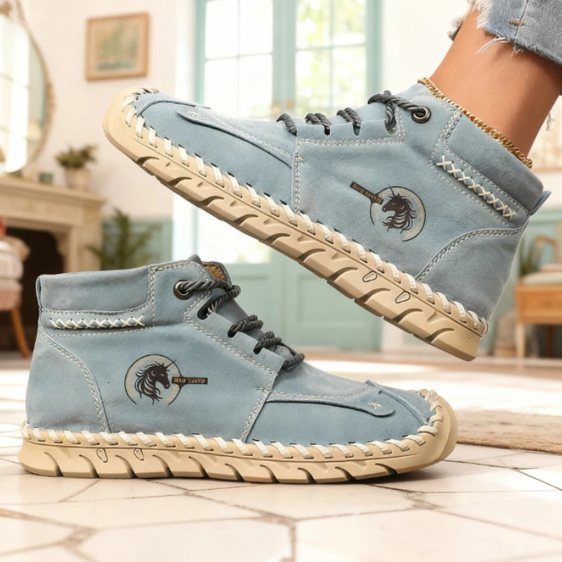 Zapatillas deportivas para mujer 2025, nuevos zapatos de diseñador, mocasines de moda, ligeros, transpirables, para exteriores, estilo retro, talla grande, un solo zapato para mujer.