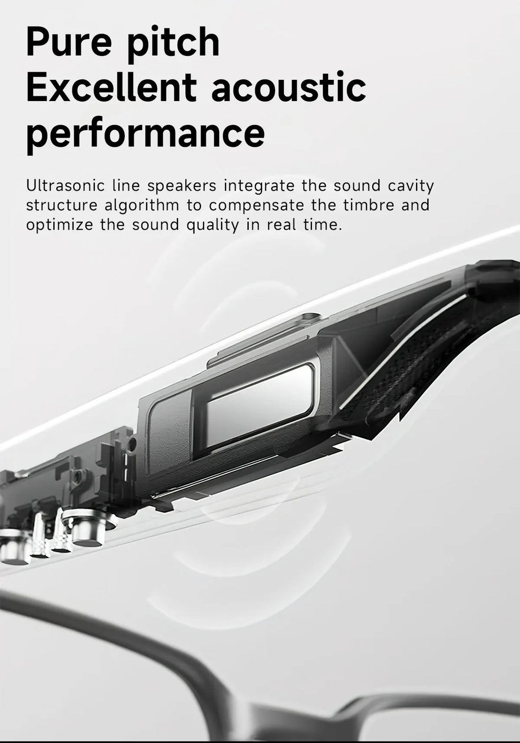 Gafas inteligentes con cámara HD de 8 MP, vídeo HD antivibración de 1200p, asistente de voz inteligente con IA, traducción en tiempo real y reconocimiento de objetos.