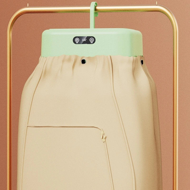 Mini secadora multifuncional eléctrica, secadora de ropa portátil, compacta y plegable con bolsa para secadora y ajuste de tiempo.