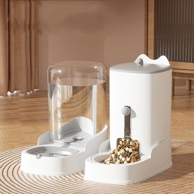 Nuevo dispensador automático de agua y comida para gatos de gran capacidad, bebedero para perros y gatos, comedero para perros y mascotas.