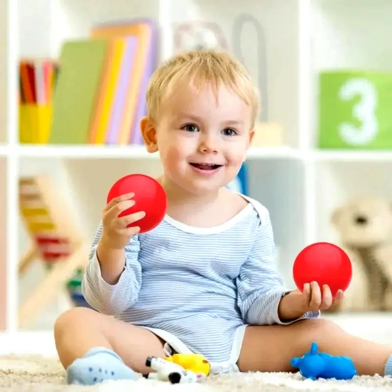 Pelota fortalecedora de agarre para rehabilitación y entrenamiento de fuerza de la mano, pelota de masaje de espuma antiestrés para la recuperación muscular en adultos.