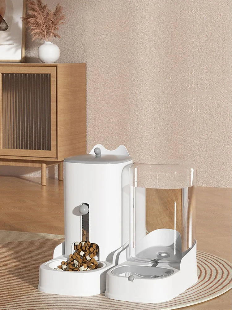 Nuevo dispensador automático de agua y comida para gatos de gran capacidad, bebedero para perros y gatos, comedero para perros y mascotas.