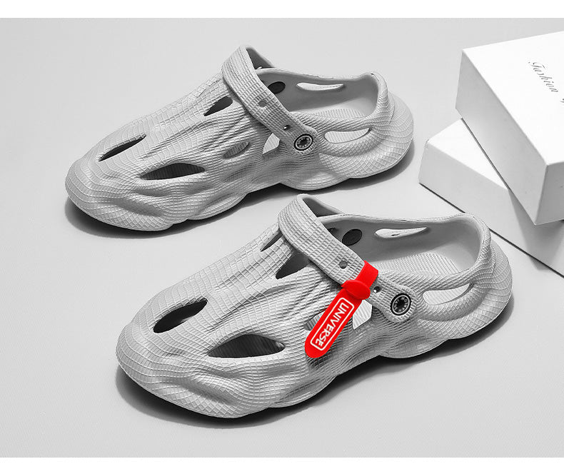 Pantuflas de verano para hombre, cómodas sandalias de plataforma para exteriores 2023, chanclas de playa, sandalias para hombre para interiores, calzado para el baño.