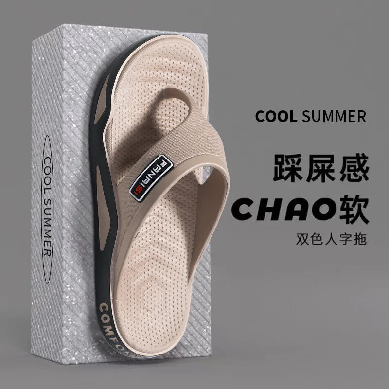 Chanclas de verano para hombre, sandalias deportivas de playa, calzado informal para hombre, estilo casual, moderno y cómodo para estar en casa.