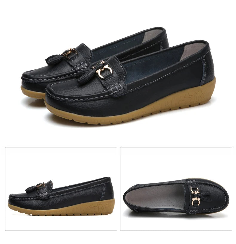 Zapatos de mujer sin cordones, mocasines para bailarinas, zapatillas casuales para mujer, zapatos planos para mujer, zapatos casuale