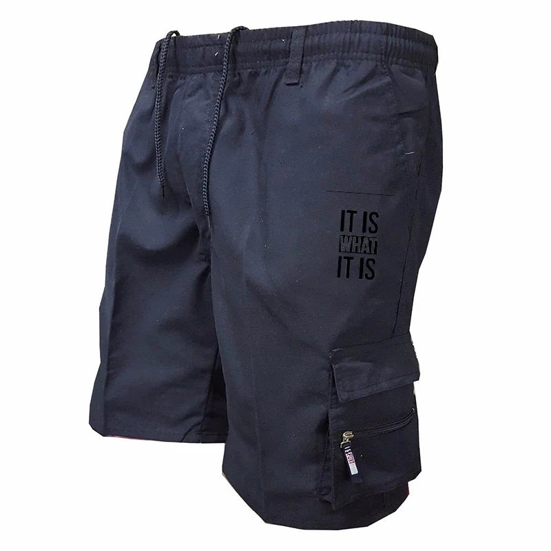 Pantalones cortos tácticos de camuflaje para hombre, de verano, con bolsillos cargo, estilo militar, informales, para senderismo, pesca y viajes.