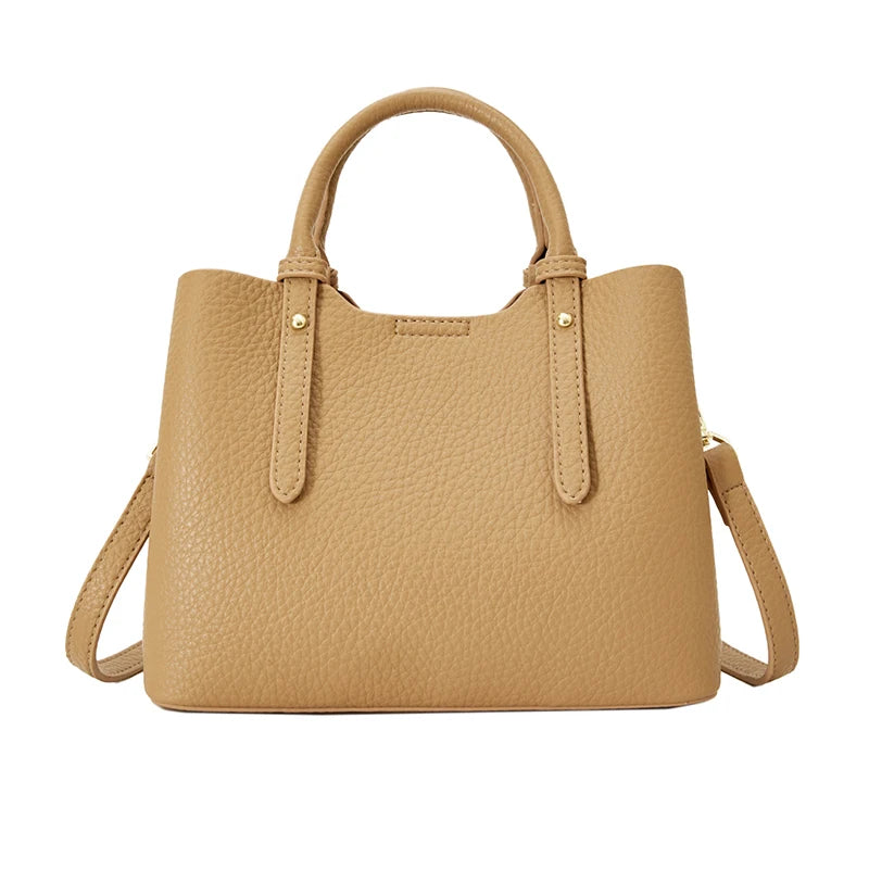 Bolsos de mano de PU para mujer, elegantes bolsos tote, diseño versátil, bolsos de uso diario, bolso de hombro compacto