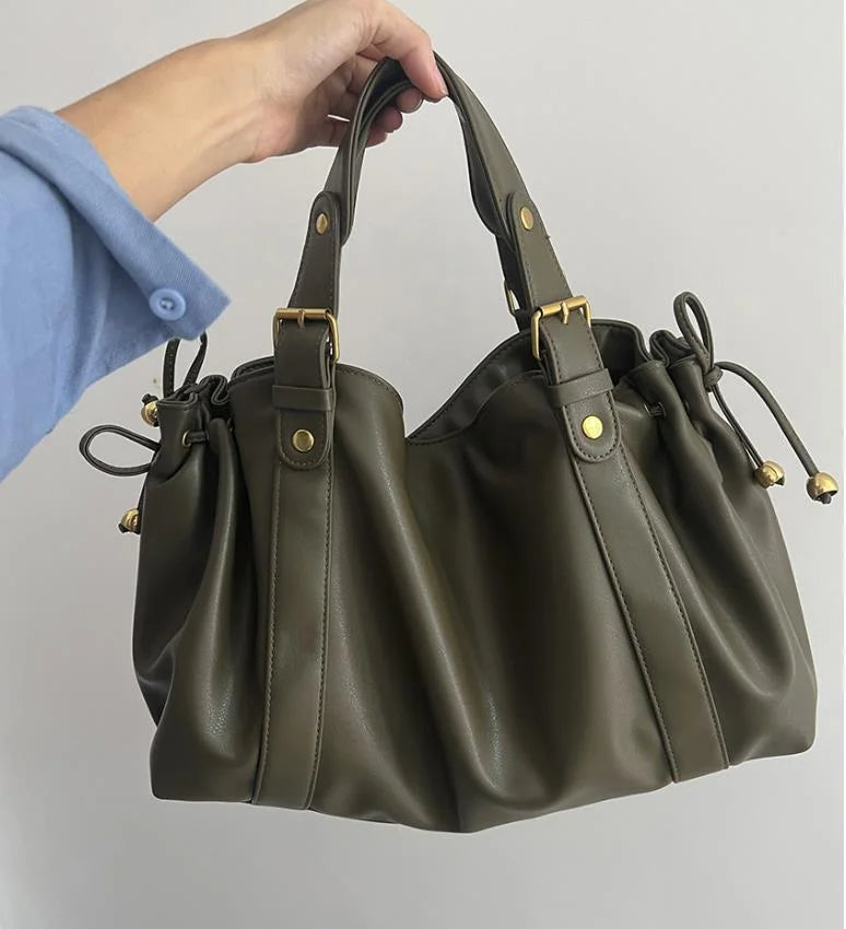 Bolso bandolera sencillo para mujer, bolso de hombro Boston para el día a día