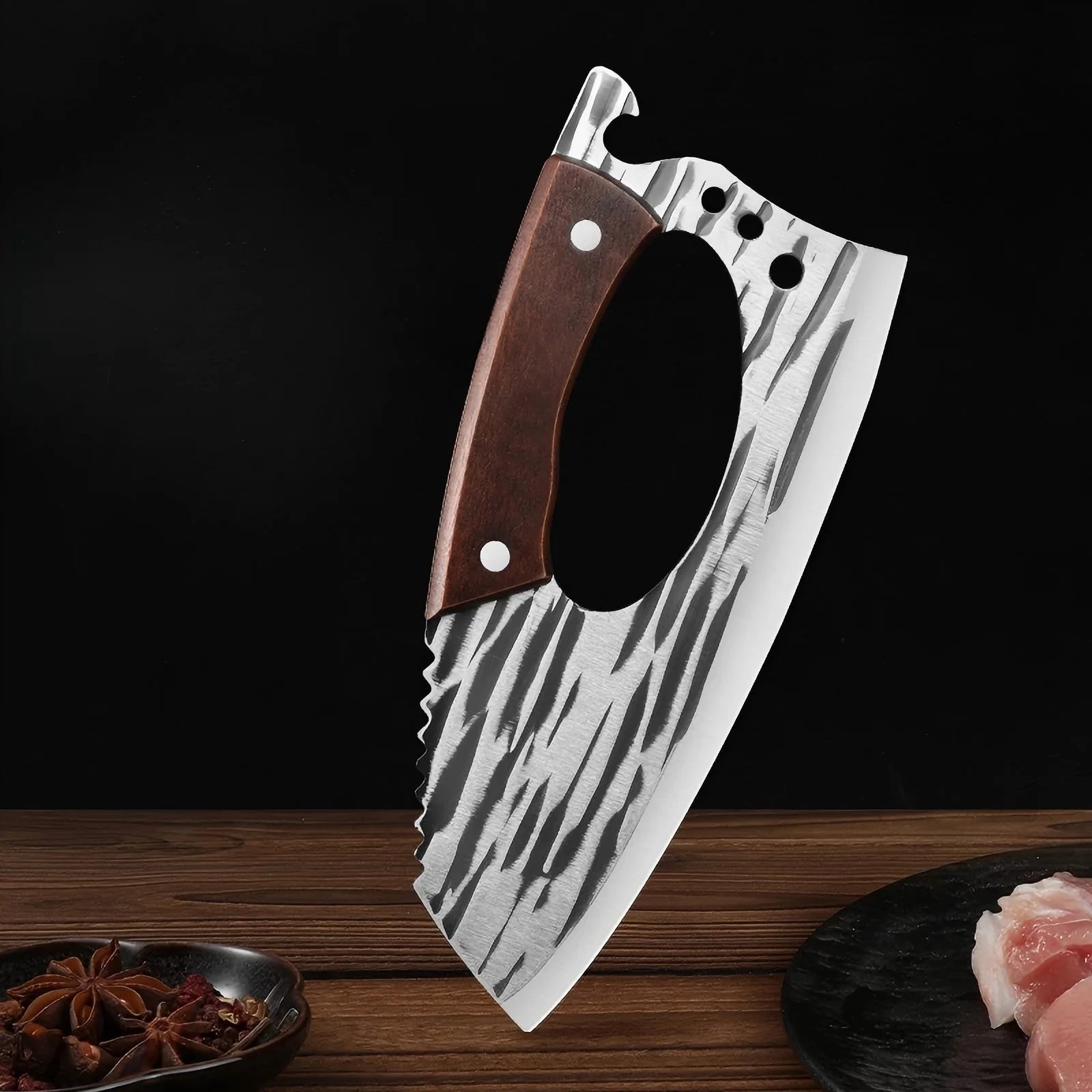 Cuchillo de cocina multifuncional que ahorra esfuerzo, afilado para cortar verduras y carne, ideal para matar pescado y como cuchillo de chef profesional.