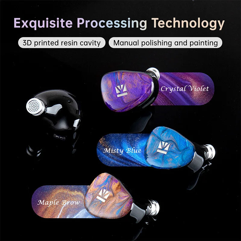 Auriculares HiFi KBEAR KB02 (DOBLE IEM)