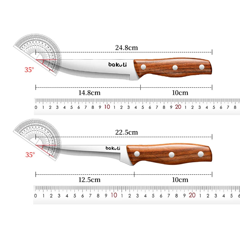 Nuevo cuchillo deshuesador profesional, cuchillo de chef con hoja ultra afilada de acero inoxidable de alto contenido de carbono para herramientas especiales de cocina de carnicero.
