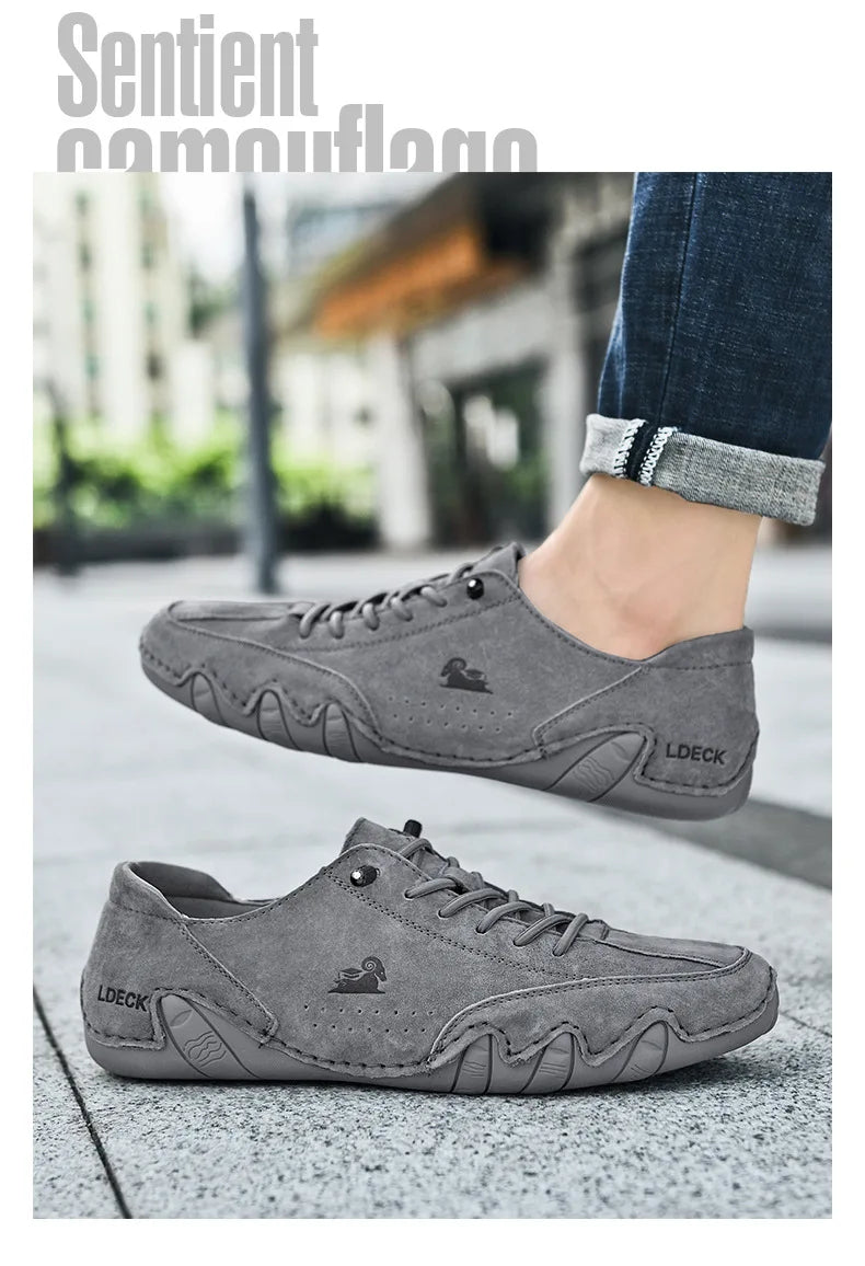Zapatillas casuales para hombre 2023, nuevos botines con cordones, zapatos de moda para hombre, mocasines de alta calidad, zapatos casuales de lujo para hombre.