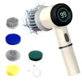 Cepillo de limpieza eléctrico inalámbrico potente, resistente al agua IPX7.