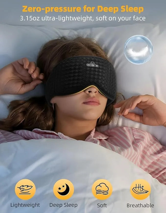 Antifaz 3D con Bluetooth para Dormir ( JINSERTA )