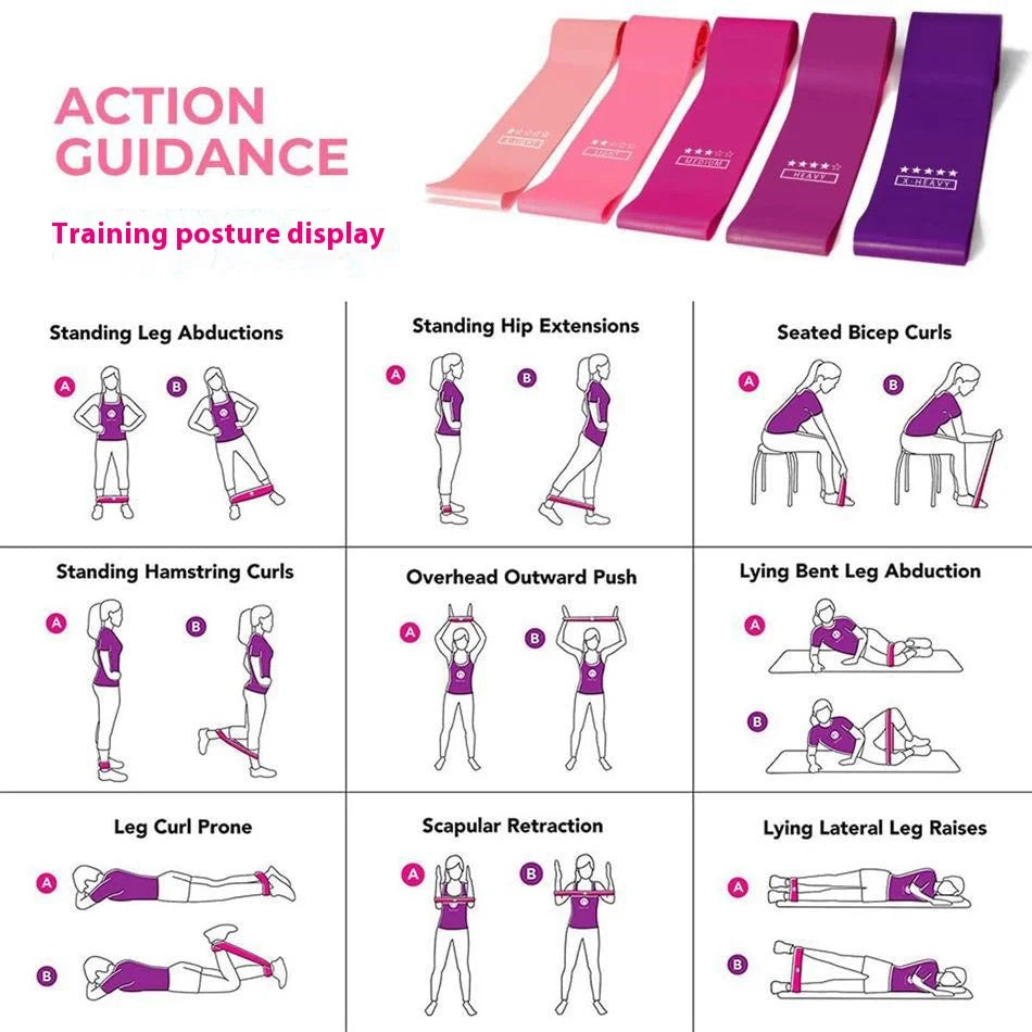 Set de Bandas de Resistencia Pro / Gimnasio en Casa