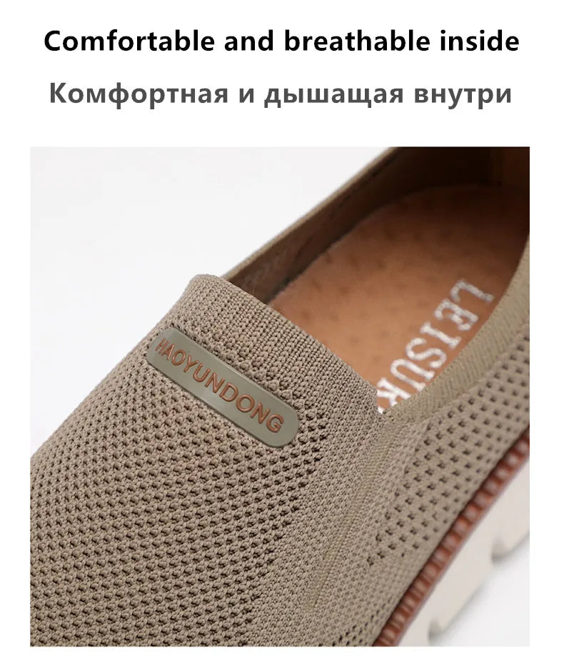 Zapatillas deportivas para hombre, mocasines ligeros de verano, transpirables, de malla, para hombre, calzado casual.