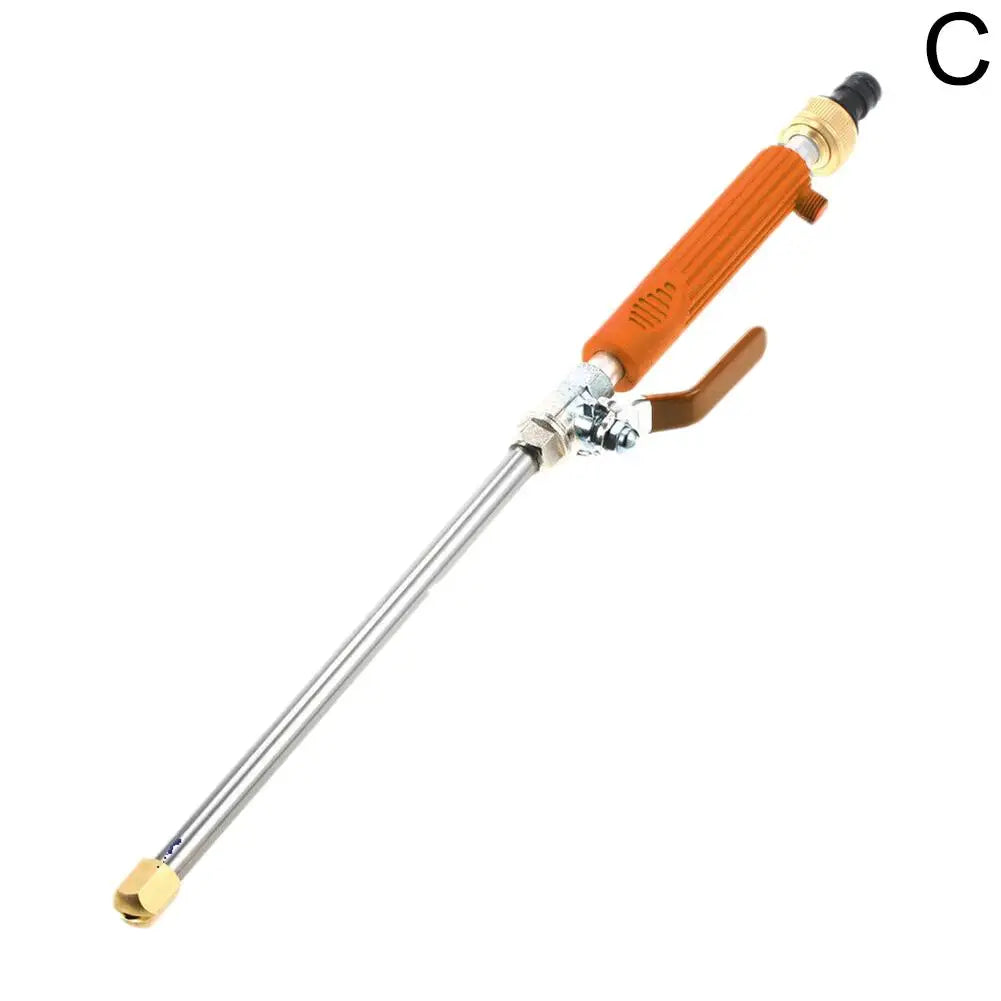 Pistola de agua a alta presión para coche de 46 cm, manguera de limpieza para jardín, herramienta de riego, pulverizador, boquilla aspersora R4Z8