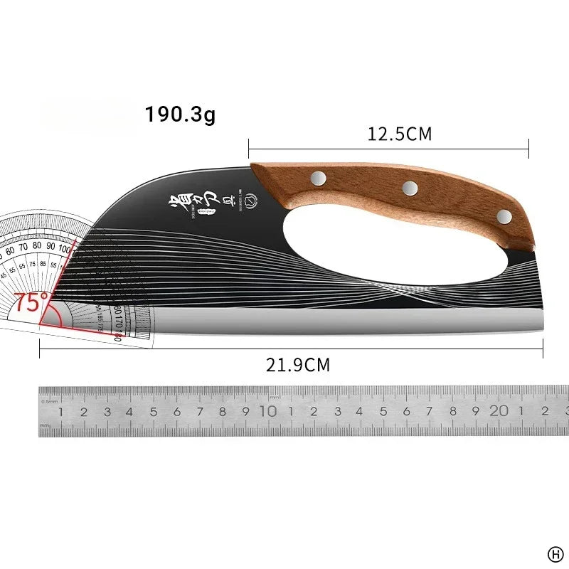 Cuchillo de cocina multifuncional que ahorra esfuerzo, afilado para cortar verduras y carne, ideal para matar pescado y como cuchillo de chef profesional.