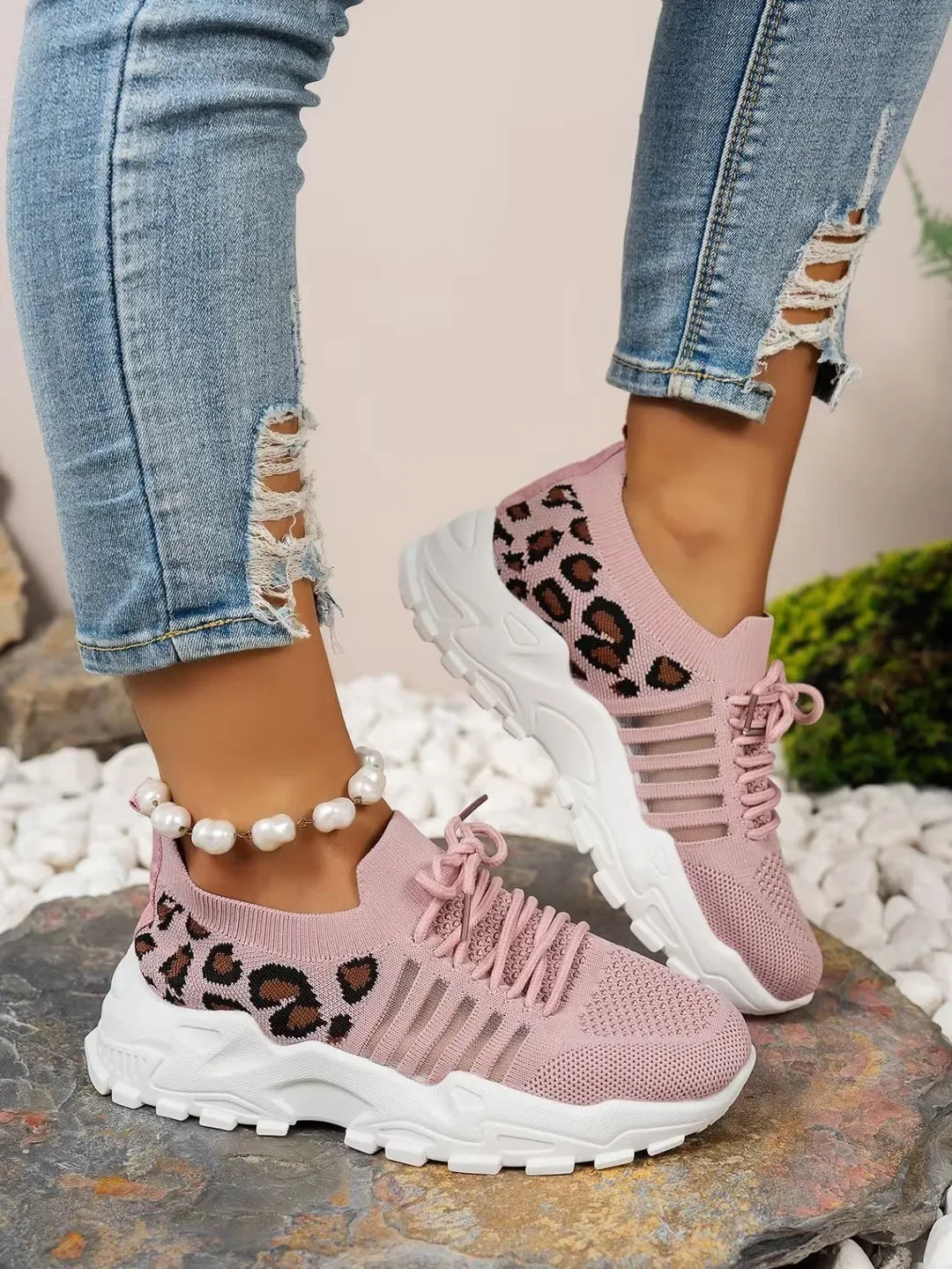 Zapatillas casuales para mujer 2025 Ligeras y transpirables Zapatillas casuales para mujer Zapatillas gruesas para mujer Tenis Feminino Basket Femme