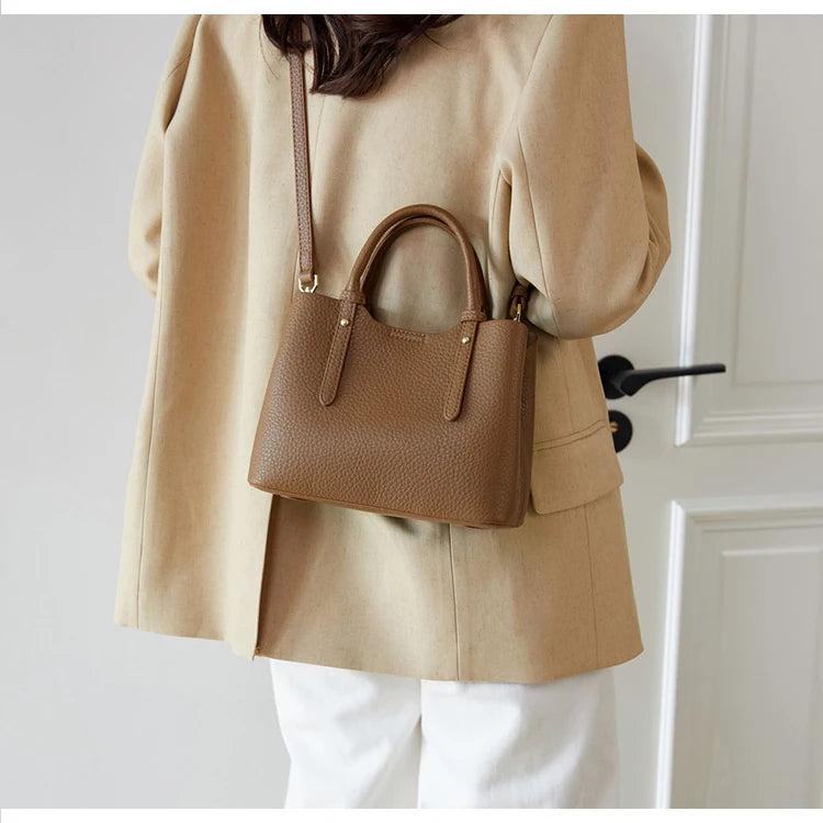 Bolsos de mano de PU para mujer, elegantes bolsos tote, diseño versátil, bolsos de uso diario, bolso de hombro compacto