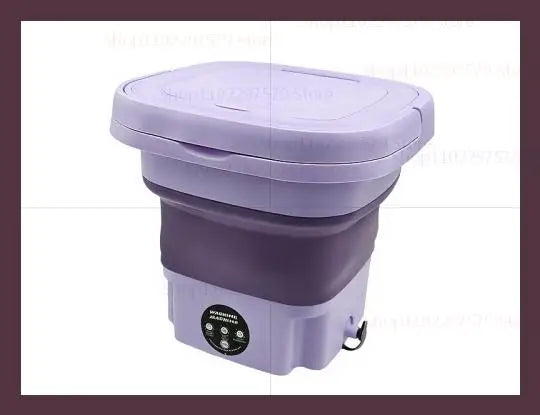 Lavadora portátil mini plegable de 8 litros con centrifugadora, lavadora compacta para calcetines y ropa interior, ideal para viajes, dormitorios y uso doméstico.