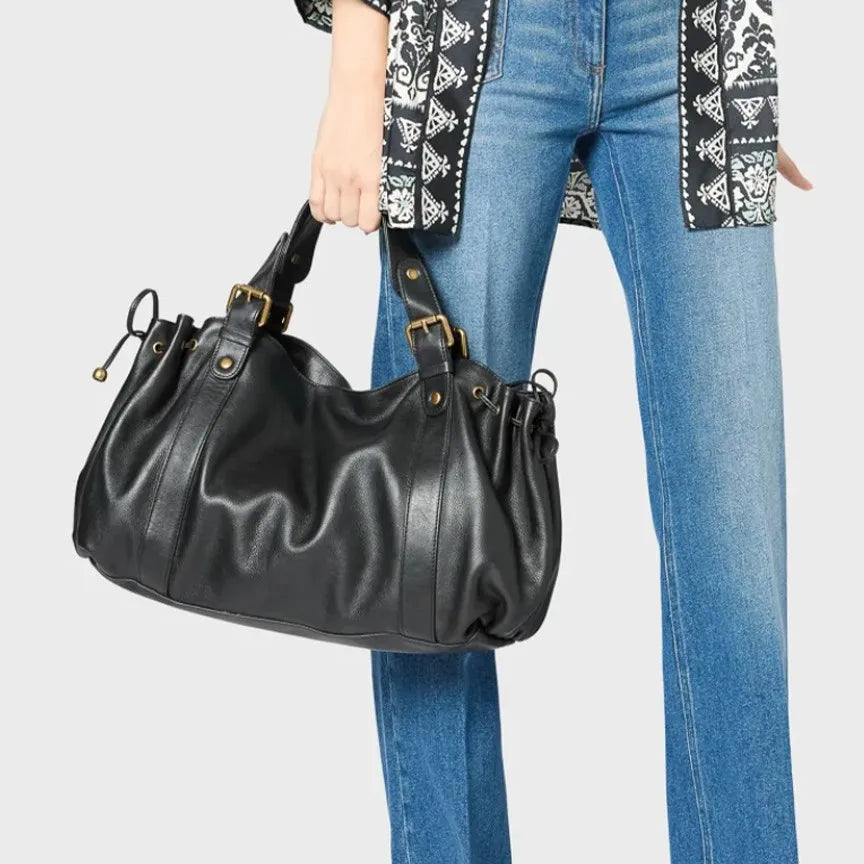Bolso bandolera sencillo para mujer, bolso de hombro Boston para el día a día