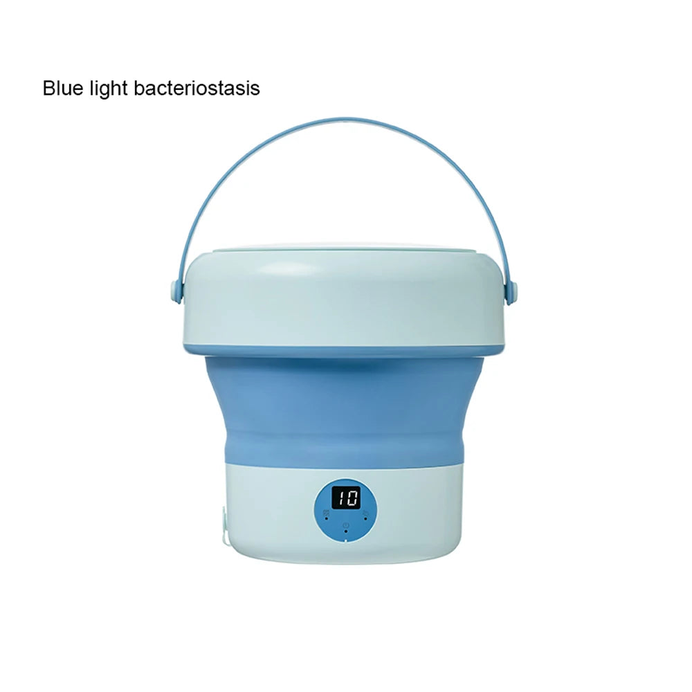 Lavadora portátil plegable de 6L y 11L con centrifugadora para ropa, ropa interior y calcetines, ultrasónica, para viajes y hogar. Mini lavadora de 110V y 220V.