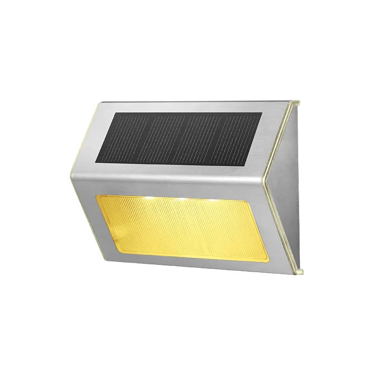 Lámpara solar de jardín para exteriores, decoración de jardín, luz para escaleras, luz para patio, luz de pared para paisaje