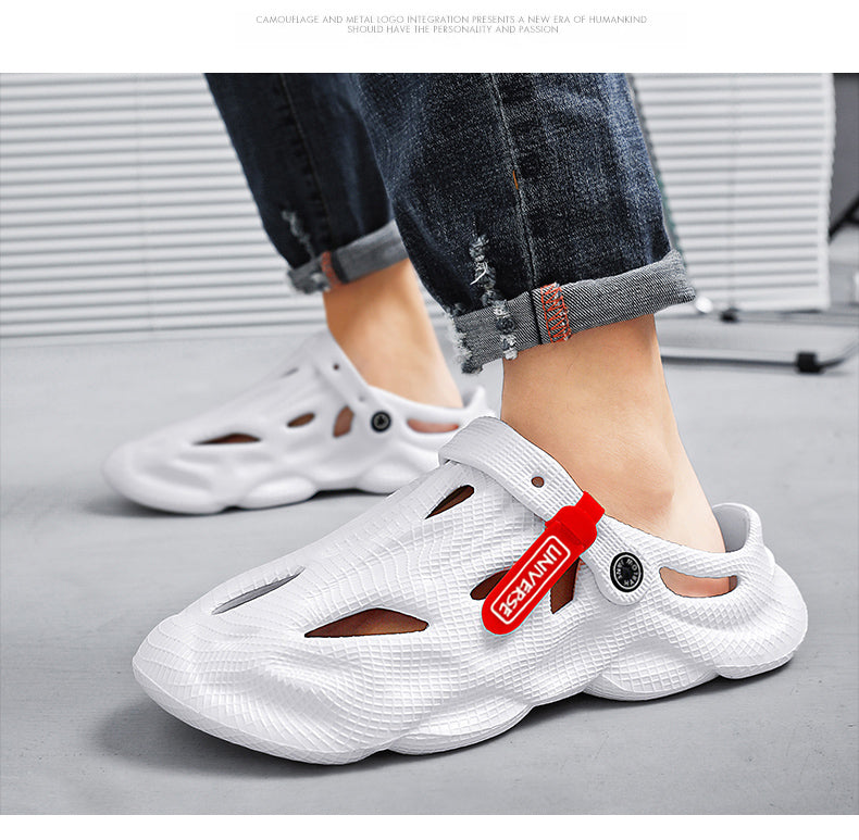 Pantuflas de verano para hombre, cómodas sandalias de plataforma para exteriores 2023, chanclas de playa, sandalias para hombre para interiores, calzado para el baño.